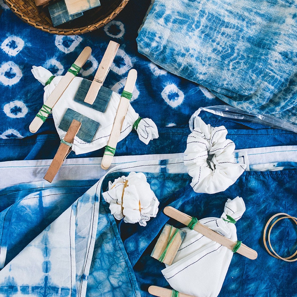 Shibori - japanische Technik für Batikmuster