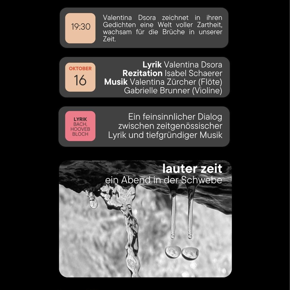 Ein Abend in der Schwebe |  Lyrik & Musik im Magnolia